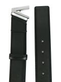 V logo buckle belt