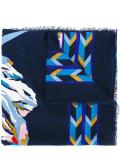 mountain scenery scarf