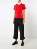 embroidered heart T-shirt
