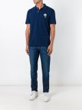 wolf patch polo shirt 