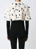 fur cropped jacket