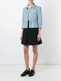 peplum hem cropped jacket 