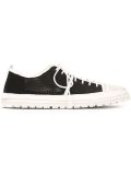 perforated lace-up shoes