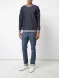 denim effect sweatshirt