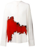 stain print shirt