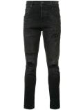 distressed skinny jeans