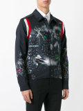 printed bomber jacket
