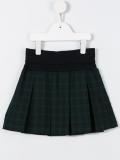 pleated tartan skirt