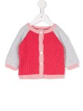 waffle knit cardigan