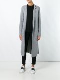 knitted long length cardi-coat