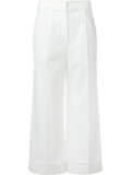 wide leg cropped trousers 