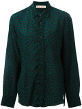 chevron polka dot print shirt 