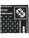 patterned neck-scarf