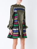 mosaic detail dress