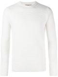 ribbed crew neck jumper