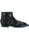 ruffle detail bootie