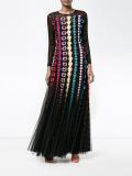 floral-embellished bayley gown