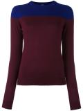 colour block knit top