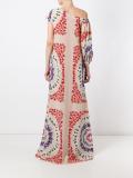 floral print asymmetric dress