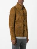 textured leather jacket