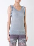 frayed knit vest