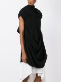 draped knitted top