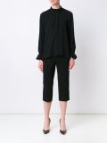 gathered neck shirt