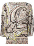 paisley print blouse