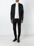 ribbed detail track pants