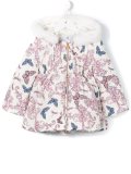 butterfly baroque print coat