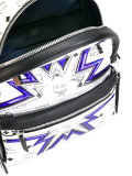 contrast printed backpack 