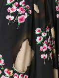 pleated floral skirt