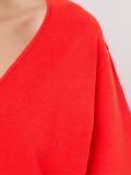 v-neck knit blouse
