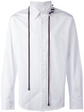 drawstring collar shirt