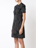 leaf print dress