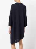long-sleeved shift dress
