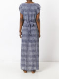 patterned maxi dress