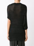 asymmetric knit blouse