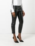 studded leather trousers