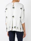 floral print blouse 