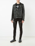 fitted biker jacket