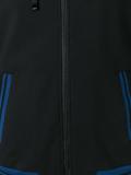 contrast trim zip hoodie