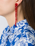 stud drop earrings