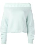 off-shoulder jumper