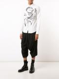 abstract print shirt