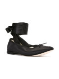 ankle-wrap ballerinas