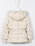 hooded down coat