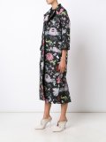 花卉提花长外套