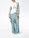 'Emiko' metallic jacquard trousers