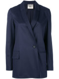 asymmetric front blazer